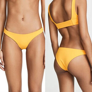 Mara Hoffman Kay Bikini Bottom in Sprint Yellow